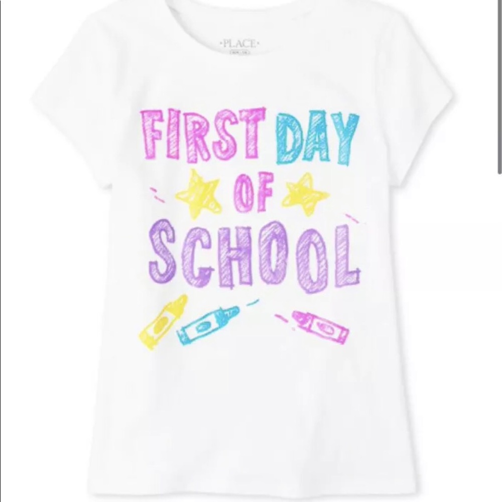 Girl’s First Day of School Graphic Tee